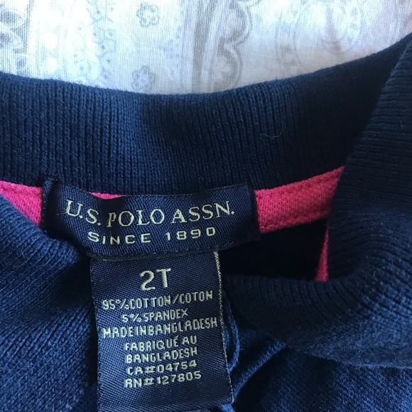 Girls Polo shirt size 2 - Picture 3 of 3